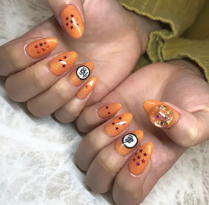 ドラゴンボールネイル Nail Salon Moca所属 山口 菜乃花のネイルデザイン ミニモ