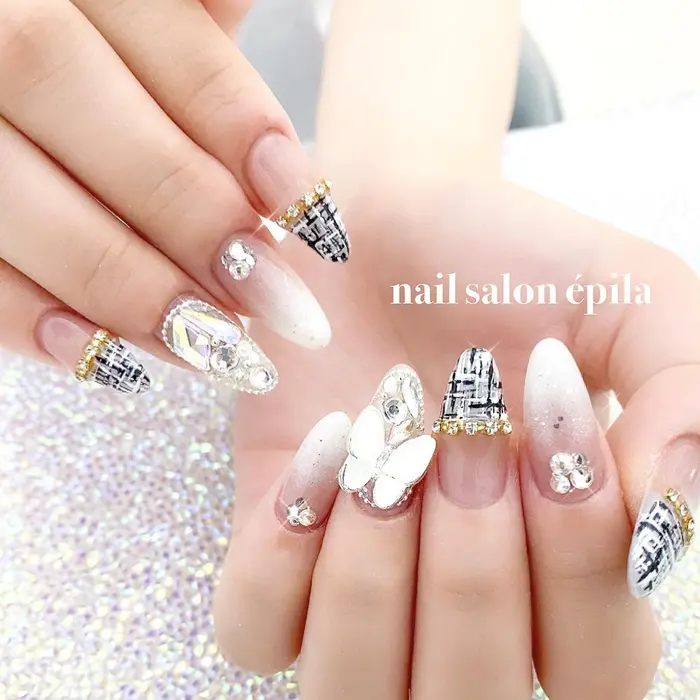 Instagram Epila Asuka Line Id 174 Nail Salon Epila所属 Epila キラキラネイル専門店のネイル デザイン ミニモ