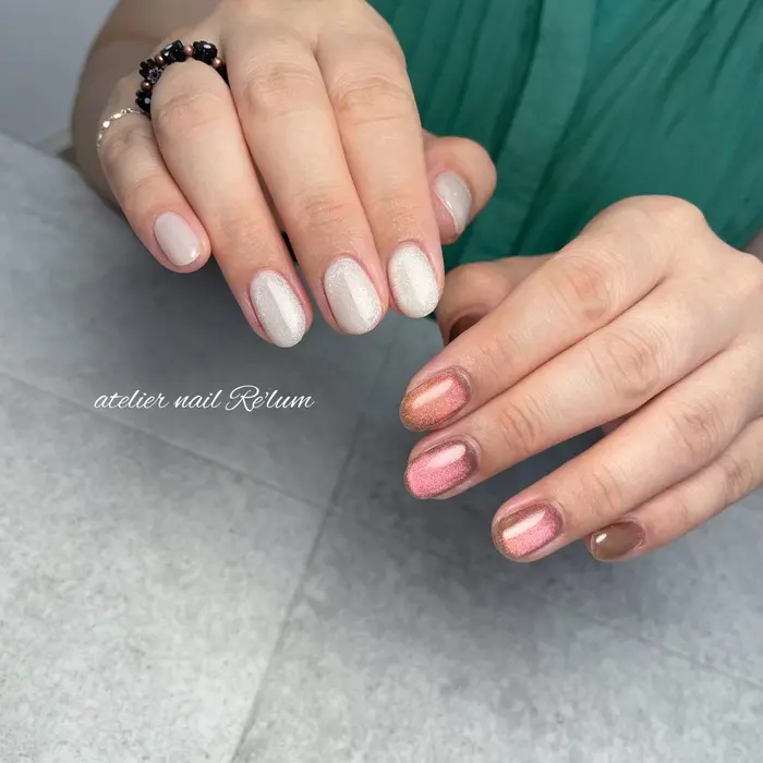 マグネットネイル Atelier Nail Re Lum所属 Atelier Nail Relumのネイル デザイン ミニモ