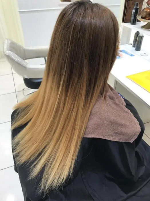 ブリーチのみのグラデーションカラー Hairmakeplatiha武蔵境店所属 古賀 穣大のヘアカタログ ミニモ