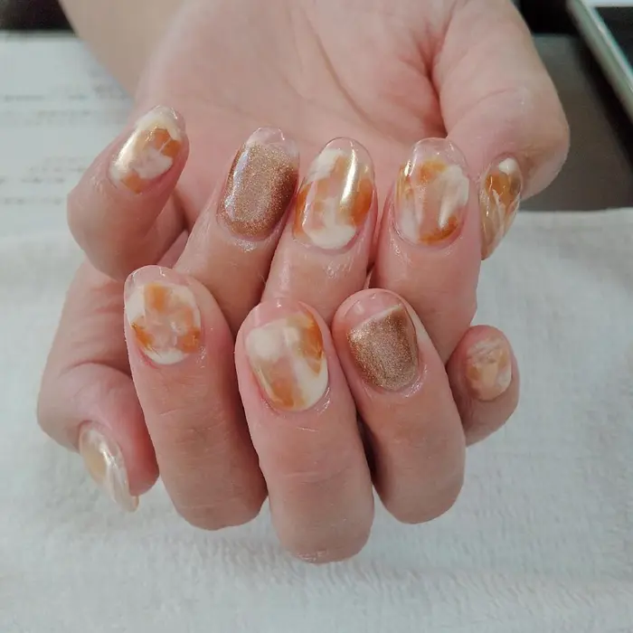 クリアネイル スカルプチュア I Flat稲沢店所属 ネイリスト 石黒のネイルデザイン ミニモ