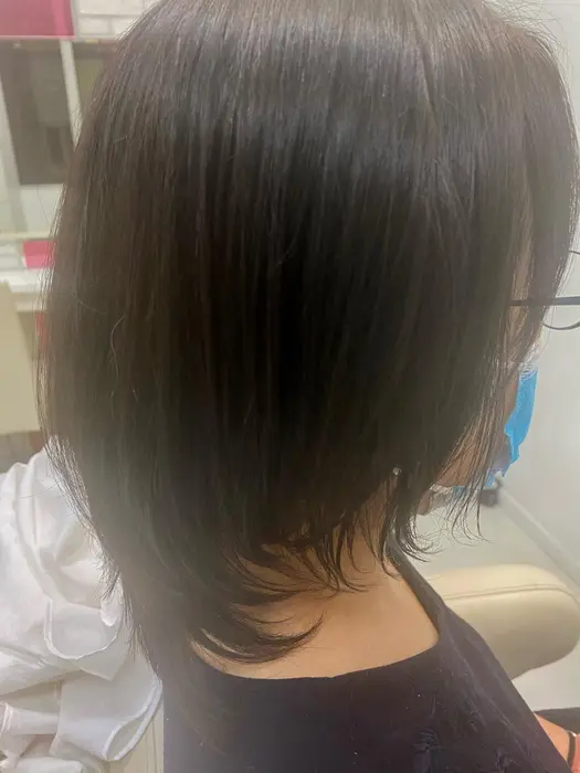 イルミナーで白髪染め 白髪を染めたいけど透明感と艶も欲しい方には最適のカラー剤です Ahs戸塚店所属 門田 杏実のヘアカタログ ミニモ