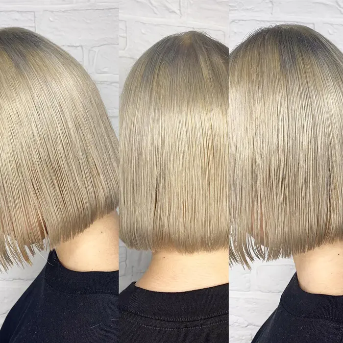 ミルクティー ゴールド 切りっぱなし内巻き フロクシノーシナイヒリパイリフィケーション所属 Flocci Genのヘア カタログ ミニモ