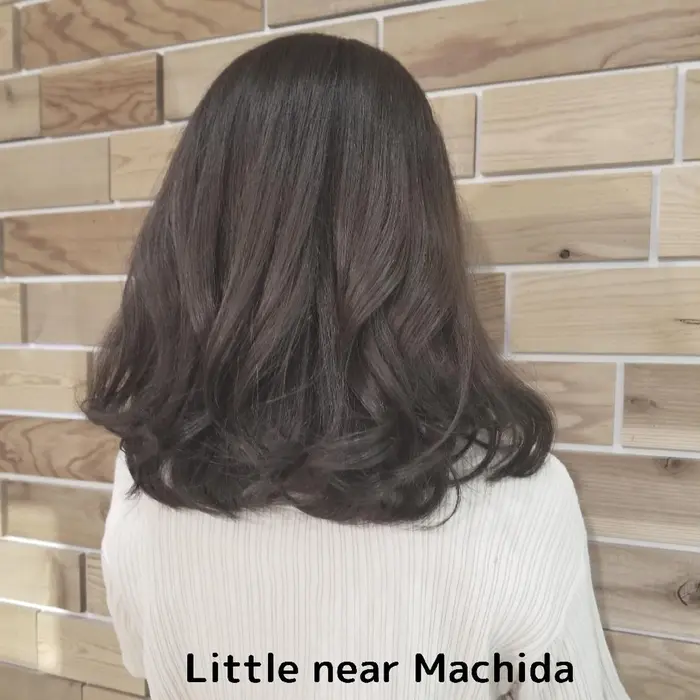 トリートメントなしでもここまでツヤとくすみと潤いを スロウカラー アッシュ マット スモーク Little Near 町田店所属 Little 蓬田 一輝のヘアカタログ ミニモ