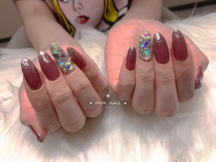 新宿スカルプ長さだし Moa Nail所属 スカルプ専門 Moanailのネイルデザイン ミニモ