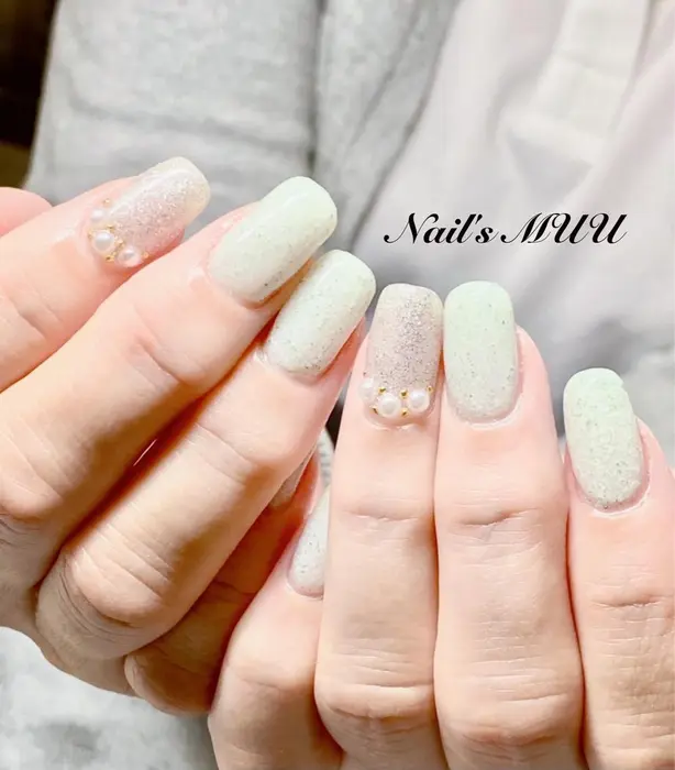 Customer S Nail 7月ネイル ジェルネイル ジェル パラジェル Nail S Muu所属 Nail S Muu 村田亜矢子の ネイルデザイン ミニモ