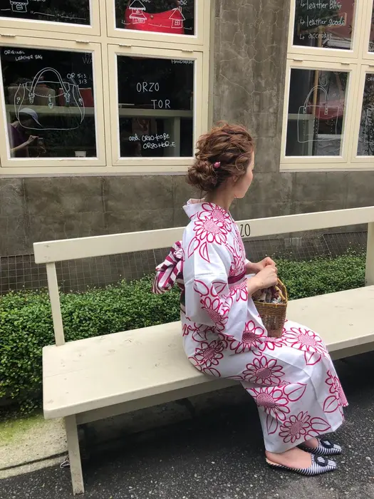 浴衣着付けヘアセット ヘアアレンジはなんでもご予約承ります Rain所属 弘中 奈々恵のヘアカタログ ミニモ