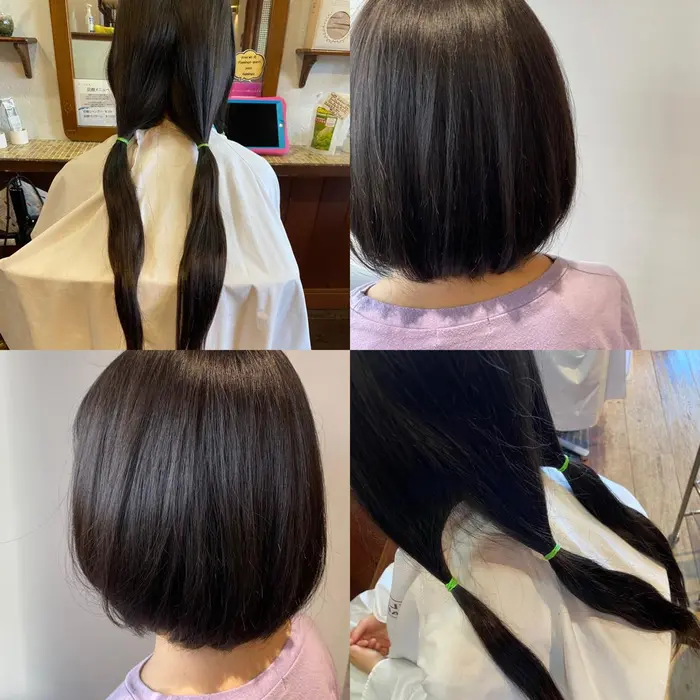 ヘアドネーションからの ボブスタイル Flamingo所属 石井 未来のヘアカタログ ミニモ