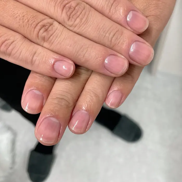 メンズケアです 続けることによって 健康なお爪が育ちます Mill Enail所属 Mill Enail のネイルデザイン ミニモ