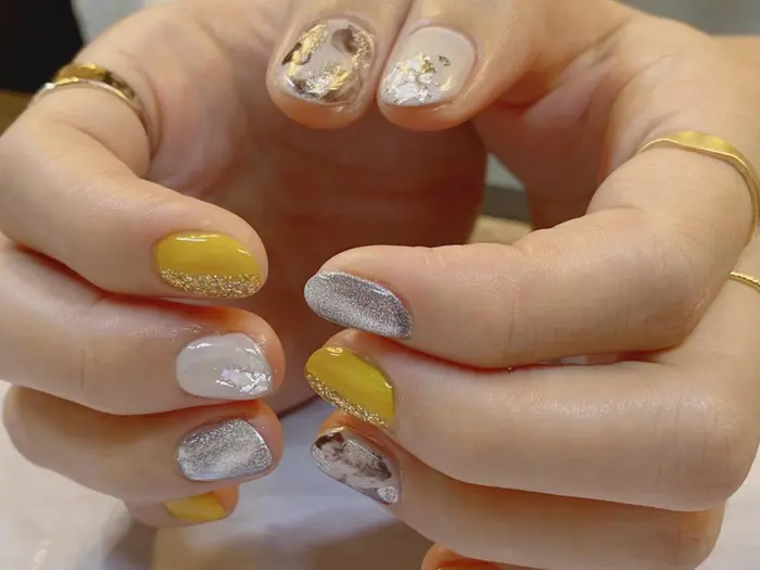 ニュアンスネイル フィルイン パラジェル やり放題アート レオパードネイル 秋ネイル Ellie Nail銀座店所属 Ellie Nail 銀座店のネイルデザイン ミニモ