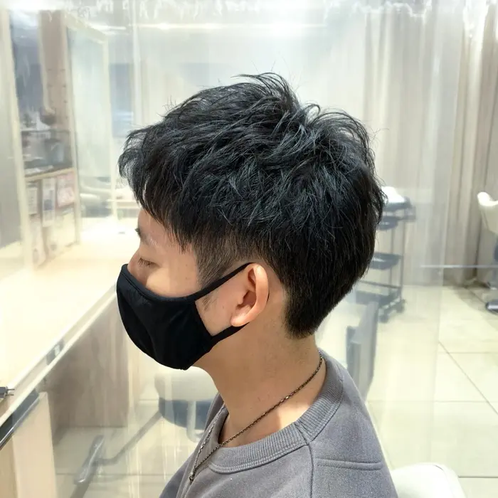 ツーブロック アップバング 春に向けてさっぱりと Ash 瀬谷店所属 道田 光希のヘアカタログ ミニモ