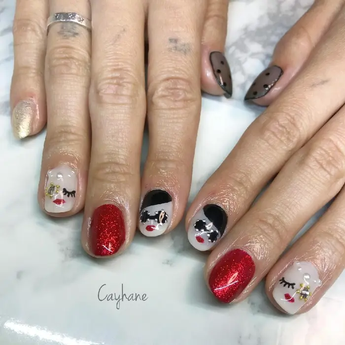 ご来店2回目以降やり放題コース 8 500 アジョリーネイルとってもオシャレです Nail Salon Cayhane所属 S Seiko のネイルデザイン ミニモ