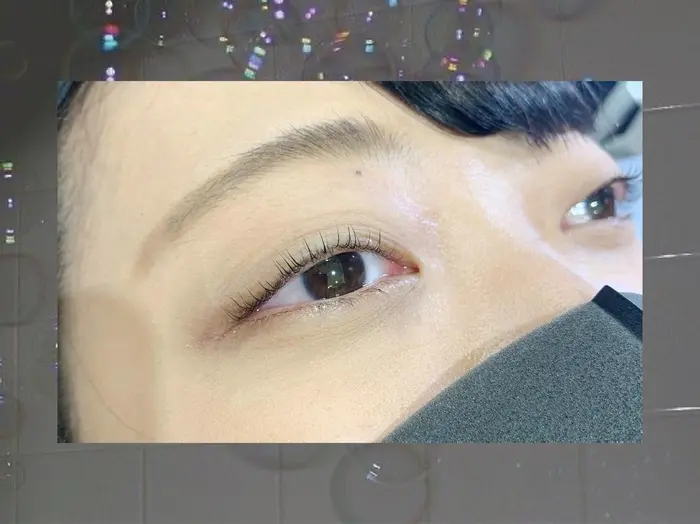 本日のお客様 Totalbeautysalon Cure所属 野田 千尋のマツエクデザイン ミニモ