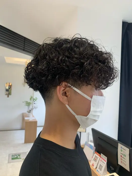 スタイリング楽ちんのパーマスタイル予約殺到中 モッズヘア仙台長町店所属 メンズ特化カット パーマはなさかのヘアカタログ ミニモ