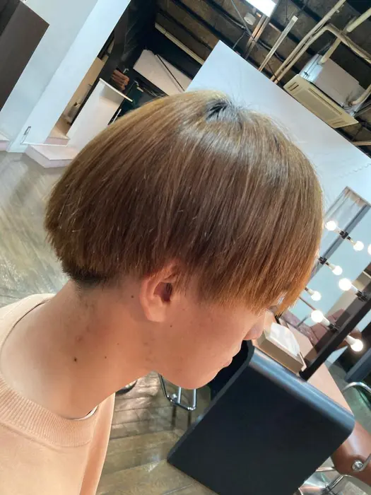 縮毛矯正で理想の韓国風マッシュヘアーに Maison所属 ナガイ コウタロウのヘアカタログ ミニモ