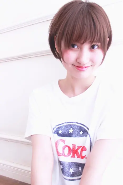 黒髪 暗髪 甘めバング 大人かわいい 小顔 セミウェット シースルーバング ラウンドボブディ ランダ Frame Spa Treatment なんば店所属 小林 龍樹のヘアカタログ ミニモ