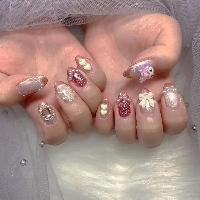 新宿ネイルサロン ネイルサロン新宿 ジェルネイル ジェルネイルデザイン ネイルデザイン 渋谷ネイル Snow Nail Salon所属 Snow Nail スカルプ新宿店のネイルデザイン ミニモ