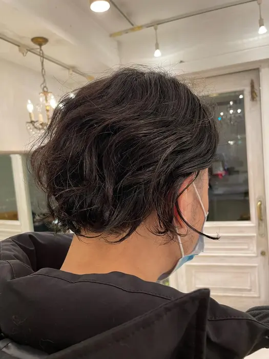 メンズのミディアムパーマオススメです なりたいイメージに合わせてお薬や巻き方を変えています Roon所属 メンズパーマ 牧野 健大のヘアカタログ ミニモ