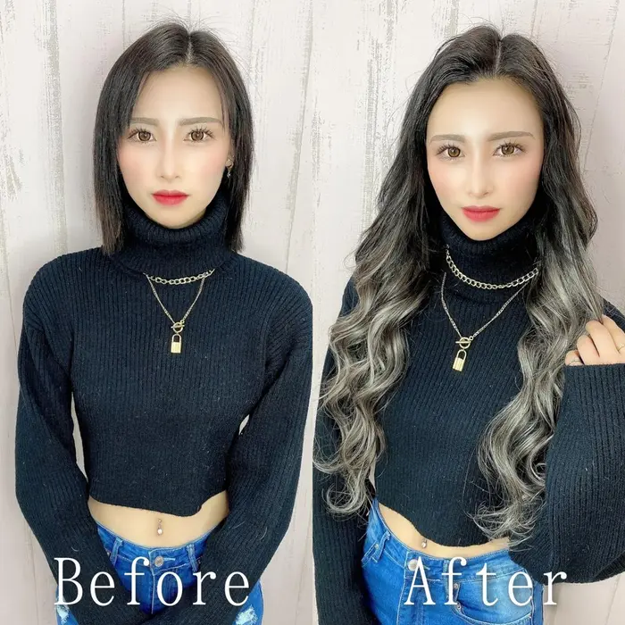 一度は憧れるthe強めのギャルカラー エクステなら地毛を傷めずにグラデーションを作り上げる事が可能 あるじゃんすー広島店所属 あるじゃんすー 広島店の ヘアカタログ ミニモ