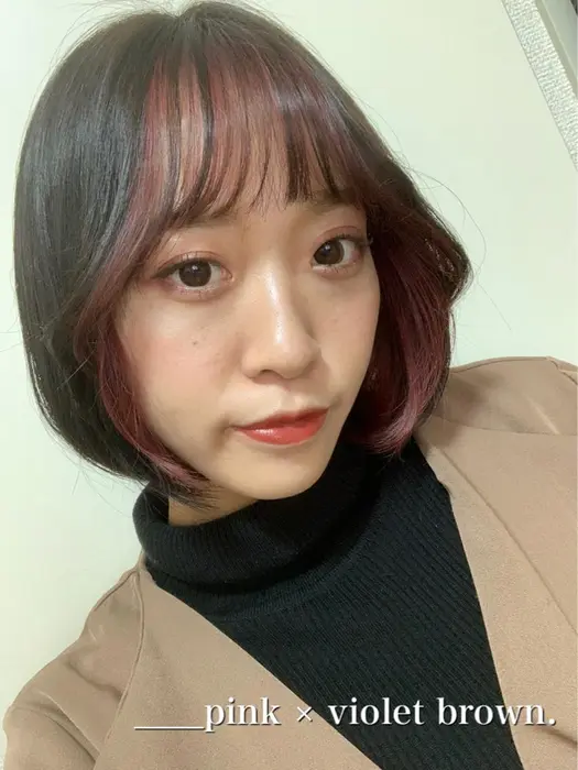 フェイスフレーミングカラー Sola By Little所属 可愛くかっこよく Mai Kのヘアカタログ ミニモ