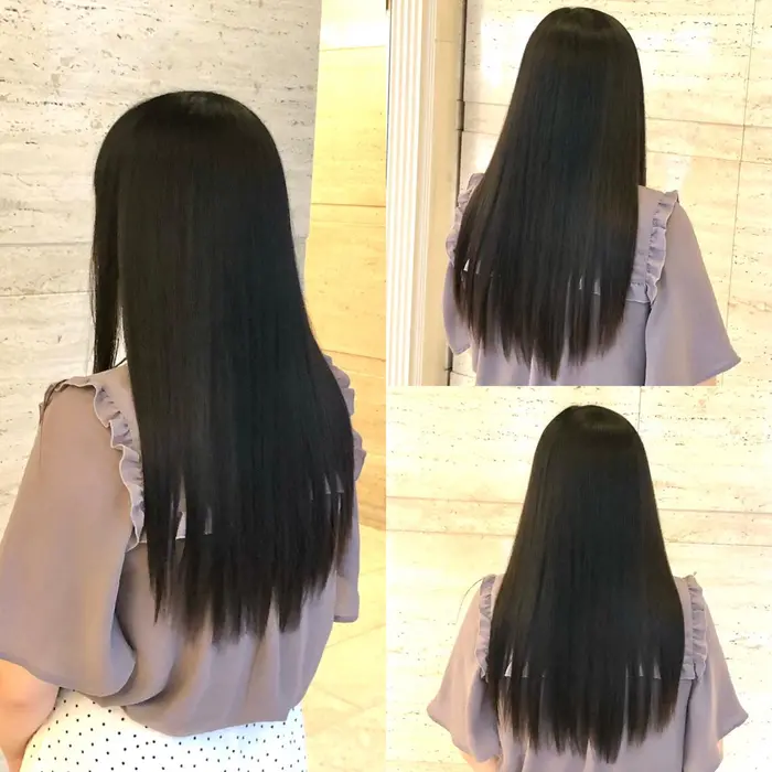 ミネコラプレミアムトリートメント ホームケア付 カット 縮毛矯正 高濃度水素と技術力でcmの Louer Hairmake所属 Louer Hairmakeのヘアカタログ ミニモ