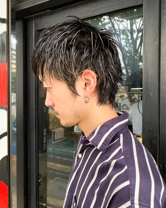 メッシュキャップを使った細かいホワイトメッシュです Taowest所属 Taoメンズヘアー West 西口店 のヘアカタログ ミニモ