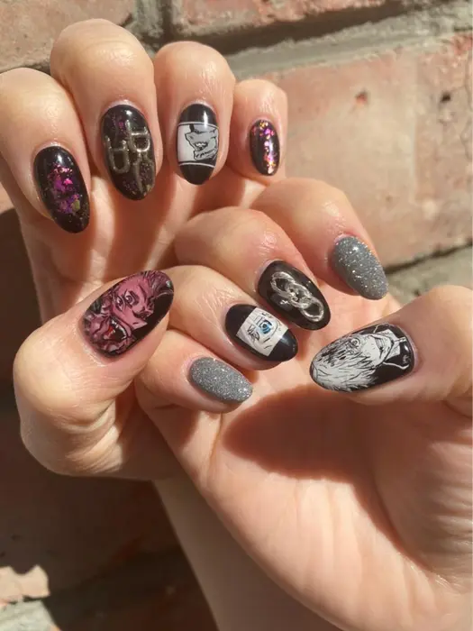 キャラクターメニュー アート 事前予約必須 ご来店の1週間前にご希望のデザインをお送りください Anela Eyelash Nail所属 小松 夢果のネイルデザイン ミニモ