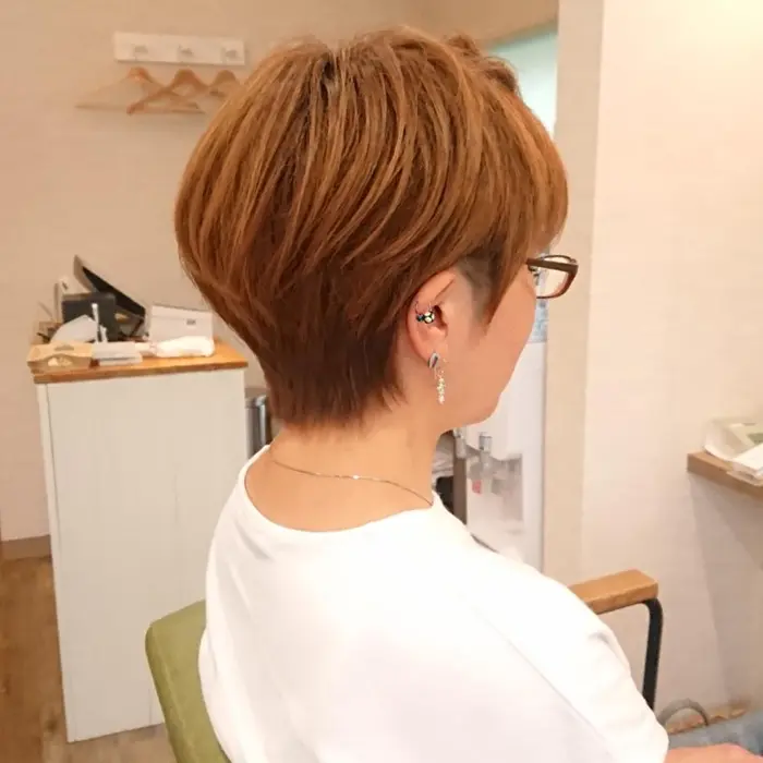 ツーブロックショート ヘアデザインミエル ホットペッパーなら当日予約できます Hair Design Miel所属 ヘアデザイン ミエル東山七条店のヘアカタログ ミニモ