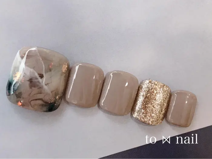 ニュアンスネイル 大人かわいいニュアンス 三田市ネイルサロン 三田市ネイル 三田市自宅 To Nail所属 安藤 智子のネイル デザイン ミニモ