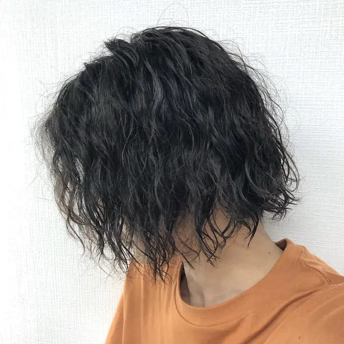 セクシー系 ミックススパイラルパーマ Grande Osu所属 メンズ パーマ ツイスパ やまのヘアカタログ ミニモ