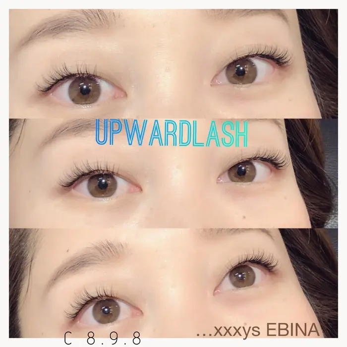 アップワードとcカールでしっかり上向き 真ん中長めのデザインで黒目を更に丸く Xxxy S Color Fits 海老名ビナウォーク店所属 アイリスト Harukaのマツエクデザイン ミニモ