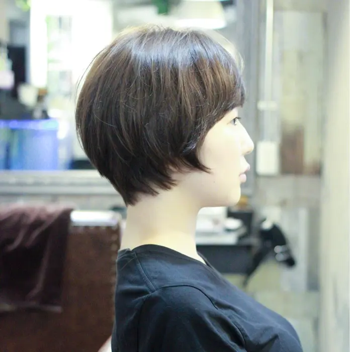 やすだちひろ 髪型 ボブ