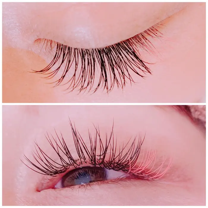 マツエク カラーマツエク ピンク 180本 キュートデザイン Bricklane所属 Bricklane 中村 遥菜のヘアカタログ ミニモ