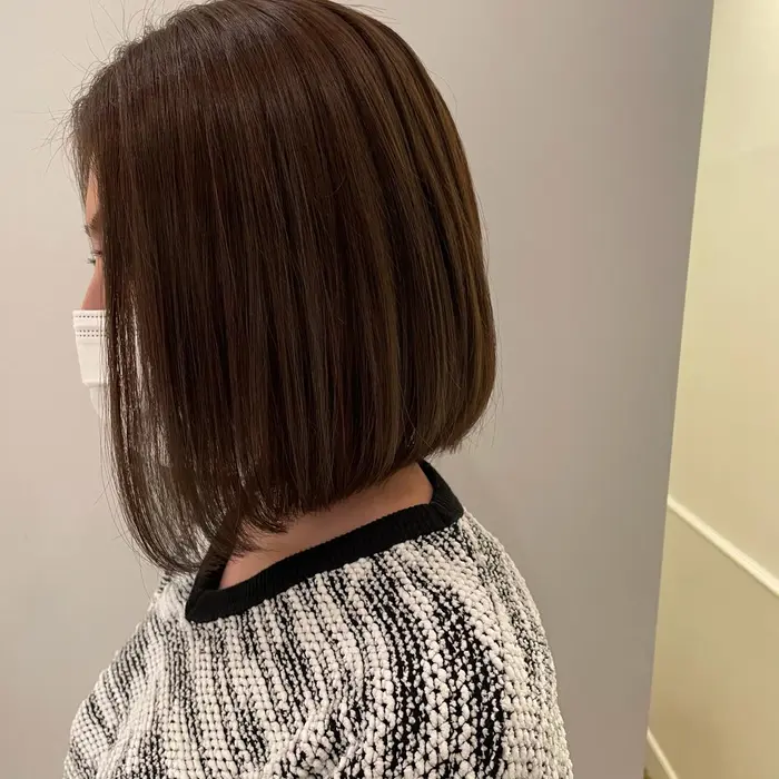 前下がりボブ Chord所属 イガラシ ユミのヘアカタログ ミニモ