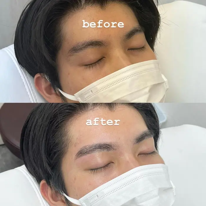 眉毛スタイリング Como Eyebrow Riko Como Eyebrow メンズ脱毛 Como メンズ専門眉毛サロン所属 メンズ専門眉毛 平野 のアイブロウ 眉毛カタログ ミニモ