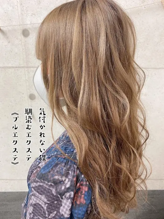 プルエクステ艶カラー 馴染み最高のプルエクステ グラデーション プルエクステ バレイヤ Re Assemblage 所属 渡部 真琴のヘア カタログ ミニモ