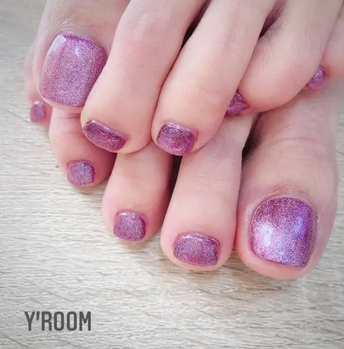 ピンクマグネット パラジェル Nail Y Room Yroom ワイルーム ワンカラー 浜 Y Room所属 Yuka ネイリスト のネイル デザイン ミニモ