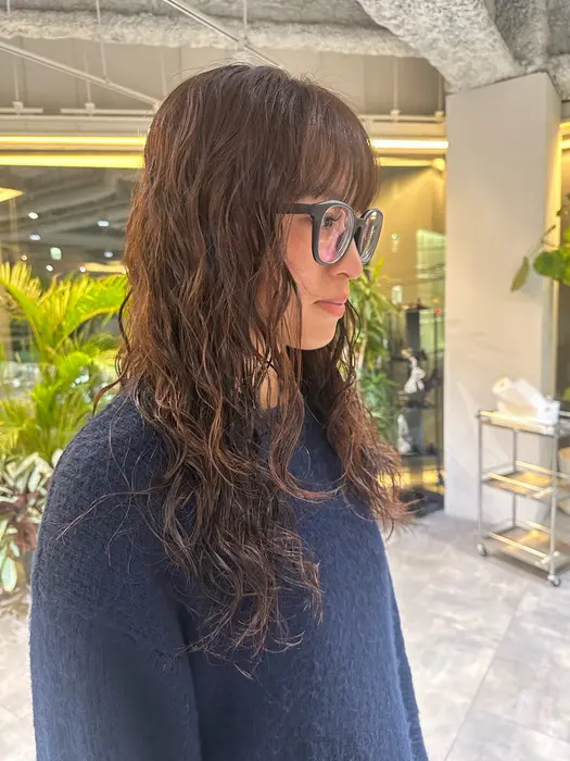 ロングパーマ