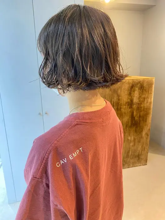 コテ巻き風パーマ ニュアンスパーマ デジタルパーマ ハードパーマ ショートパーマ ミディアムパーマ Go Today Shaire Salon 渋谷モディ店所属 メンズパーマ ボブ パーマ スズキカツキのヘアカタログ ミニモ