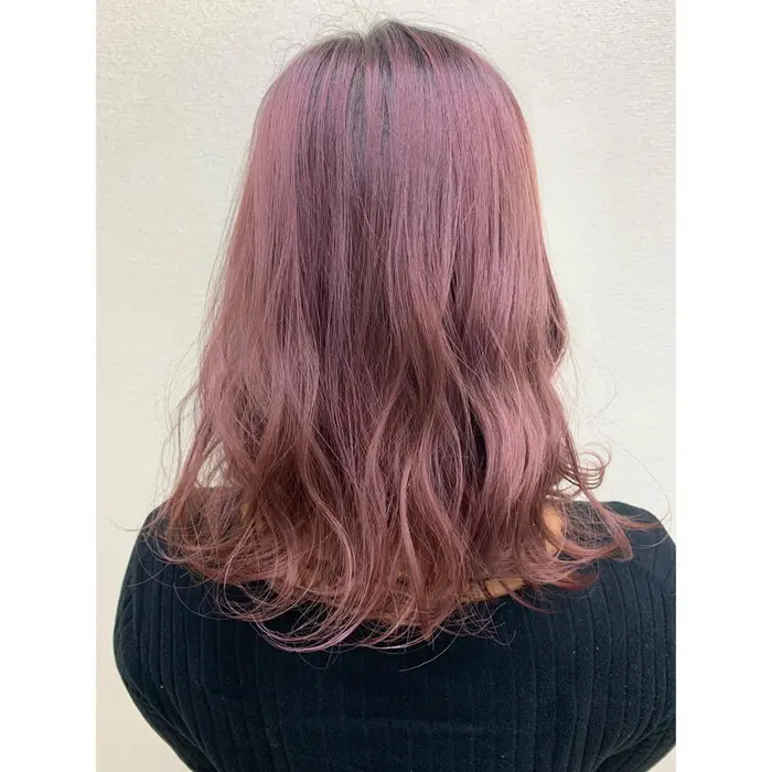 ピンクカラーです アンククロス 関内店所属 冨樫 菜摘のヘアカタログ ミニモ