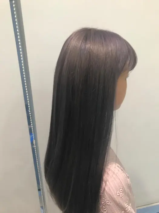 ラベンダーグレー黒髪からブリーチ2回 Hair Make Earth 志木店所属 宮崎 睦希のヘアカタログ ミニモ