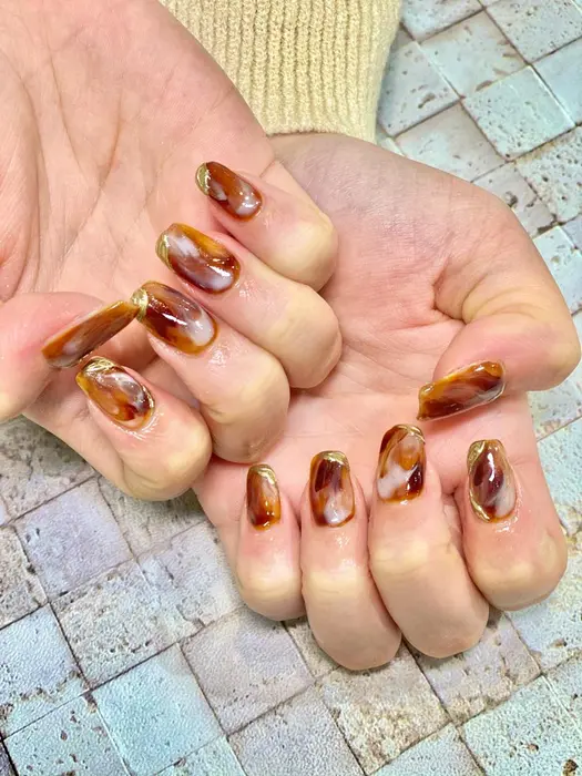 カフェネイル R Rush所属 Miyachi R Rush のネイルデザイン ミニモ
