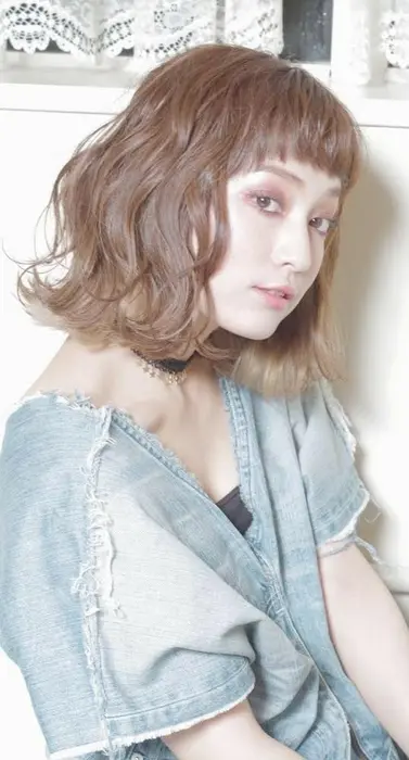 外国人風ウェーブ テラス福島所属 テラス 福島のヘアカタログ ミニモ