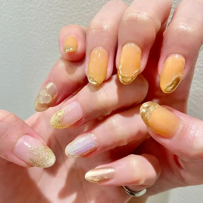 Neolive Ginza所属 矢羽田 玲菜のネイルデザイン ミニモ