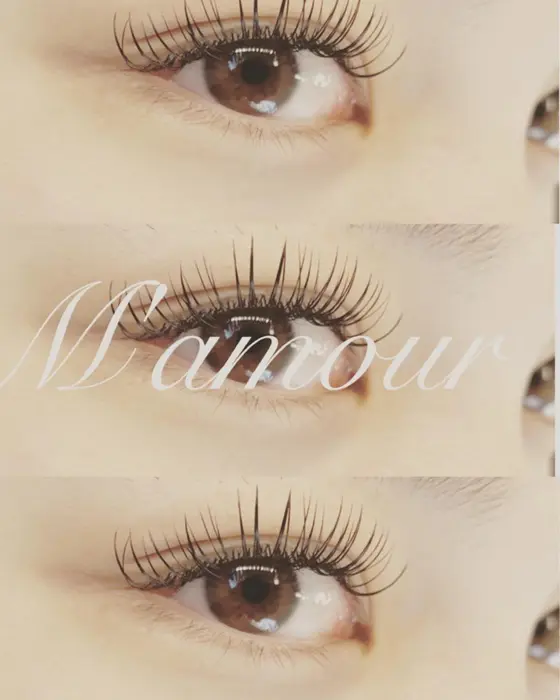 フラットラッシュ付け放題 M Amour所属 北九州 Eyelash のマツエクデザイン ミニモ
