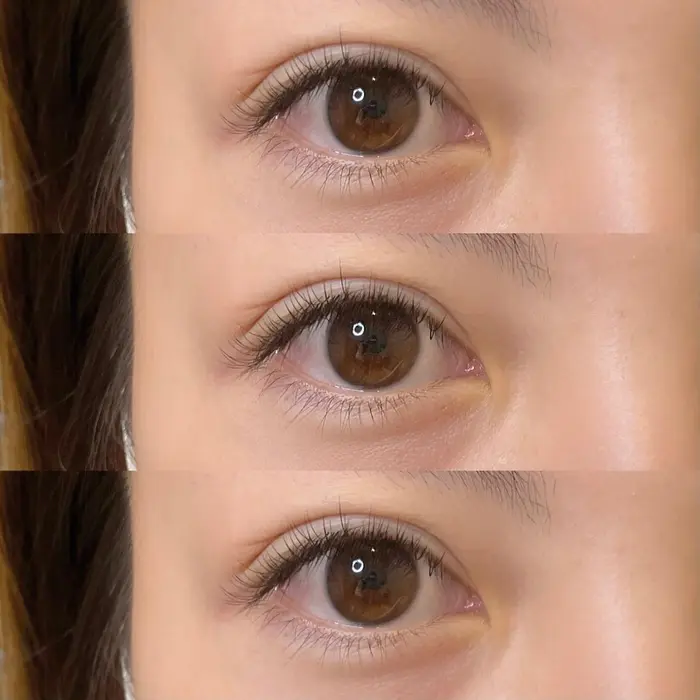 フラットラッシュ 160本 C9 10 黒目11 10 太さ 0 15 自まつ毛しっかりし Soin De Brace 布施店所属 田中 彩央里の マツエクデザイン ミニモ