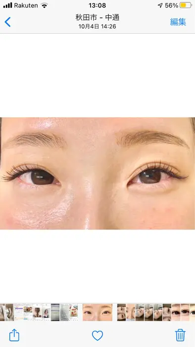 レンタルサロンorae所属 清水 ありさのマツエクデザイン ミニモ