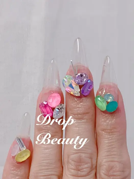 スカルプ Dropbeautyネイル ドロップビューティ所属 Dropbeauty 南越谷店のネイルデザイン ミニモ スカルプ Dropbeautyネイル ドロップビューティ所属 Dropbeauty 南越谷店のネイルデザイン ミニモ