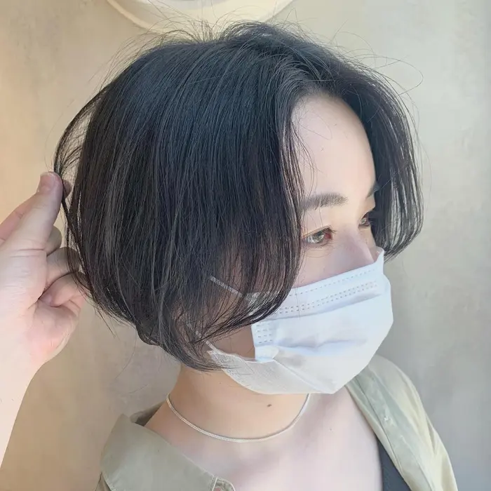 カーテンバングショート Fotiiy所属 吉澤 智哉のヘアカタログ ミニモ カーテンバングショート Fotiiy所属 吉澤 智哉のヘアカタログ ミニモ
