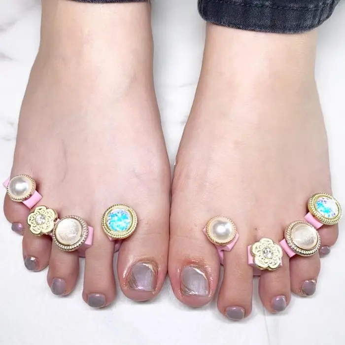 フットネイル サンプルデザイン Nail Salon Bella所属 Nail Salon Bellaのネイル デザイン ミニモ